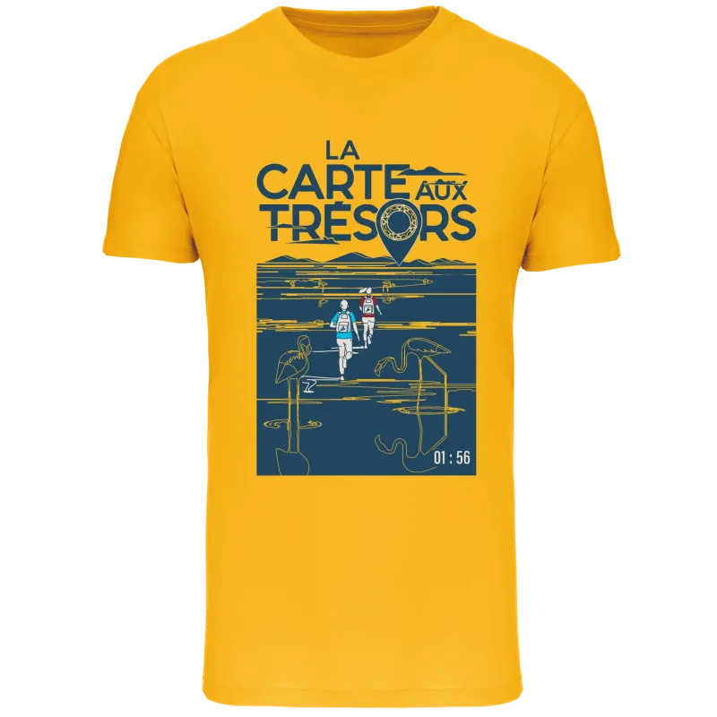 Tee shirt Bio Flamant Homme La Carte aux Trésors