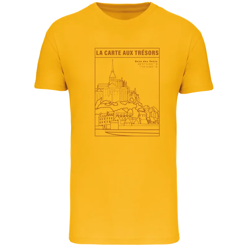 Tee shirt Bio Homme Timbre La Carte aux Trésors