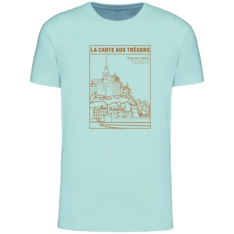 Tee shirt Bio Homme Timbre La Carte aux Trésors