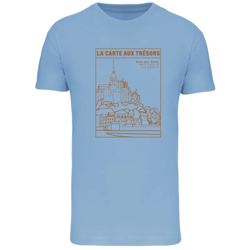 Tee shirt Bio Enfant Timbre La Carte aux Trésors
