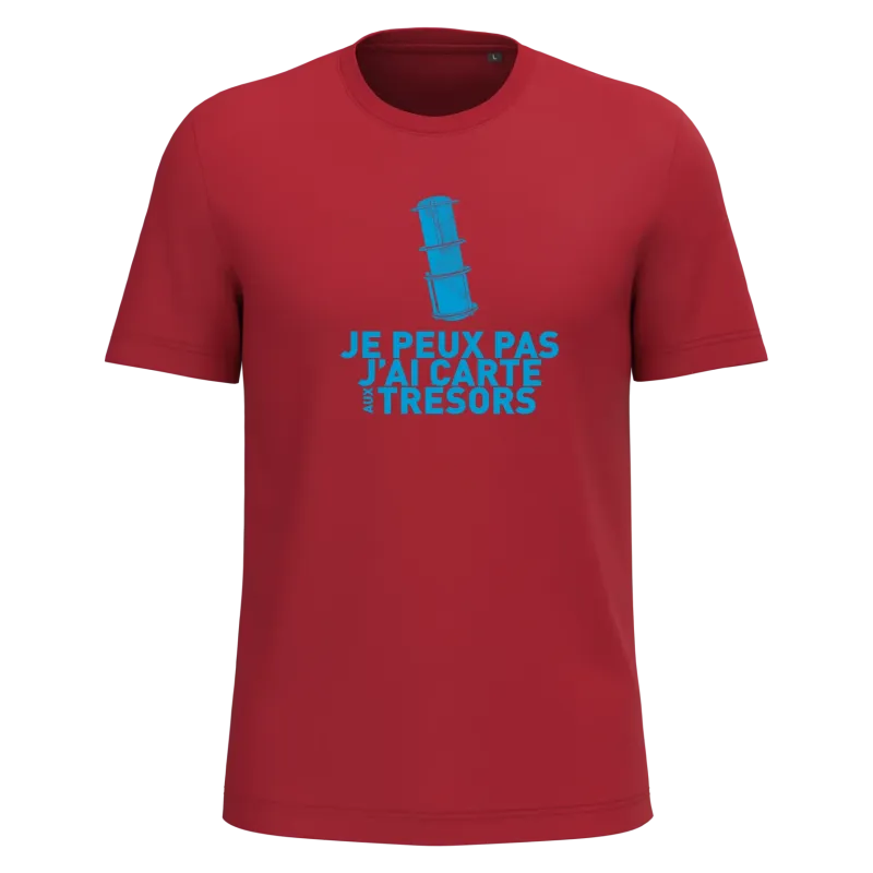Tee shirt Bio Homme Capsule Bicolore La Carte aux Trésors