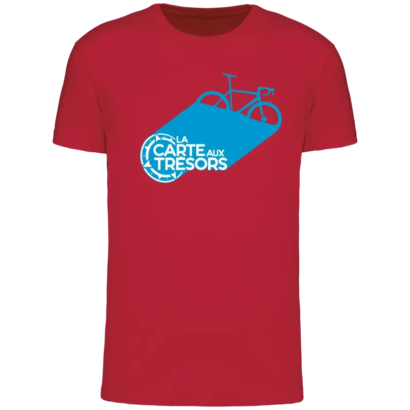 Tee shirt Bio Homme Hélico/Vélo La Carte aux Trésors