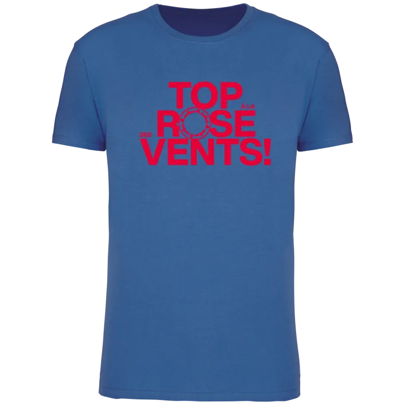 Tee shirt Bio Homme Top Rose des Vents ! La Carte aux Trésors