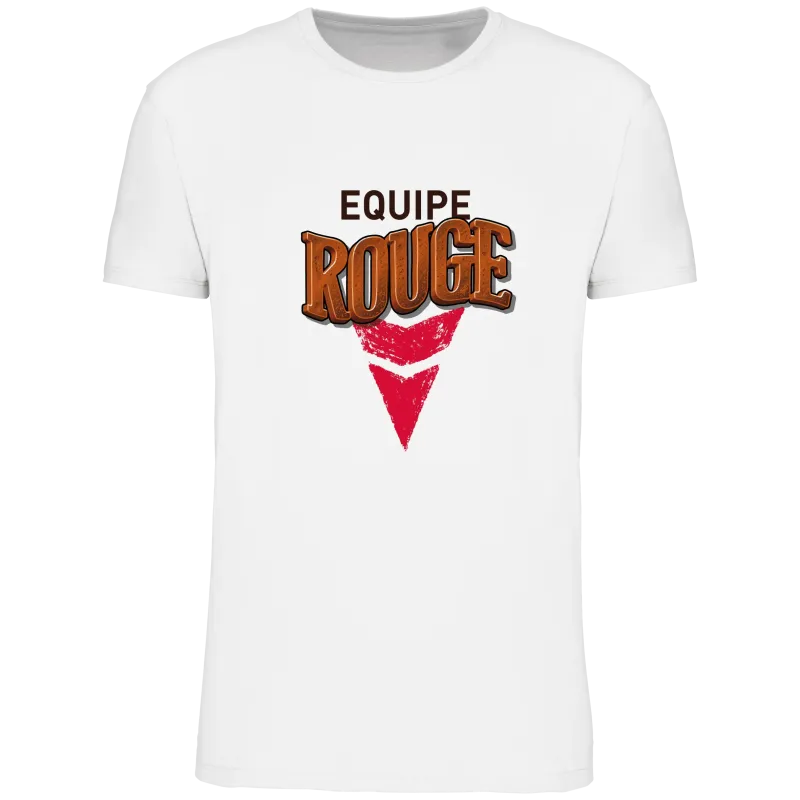 Tee shirt Bio Homme Equipe Rouge La Carte aux Trésors