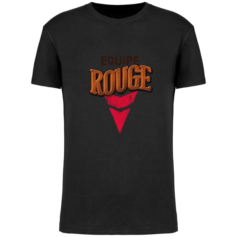 Tee shirt Bio Homme Equipe Rouge La Carte aux Trésors