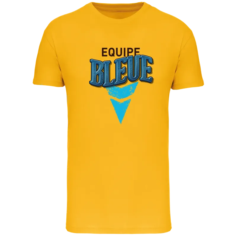 Tee shirt Bio Homme Equipe Bleue La Carte aux Trésors