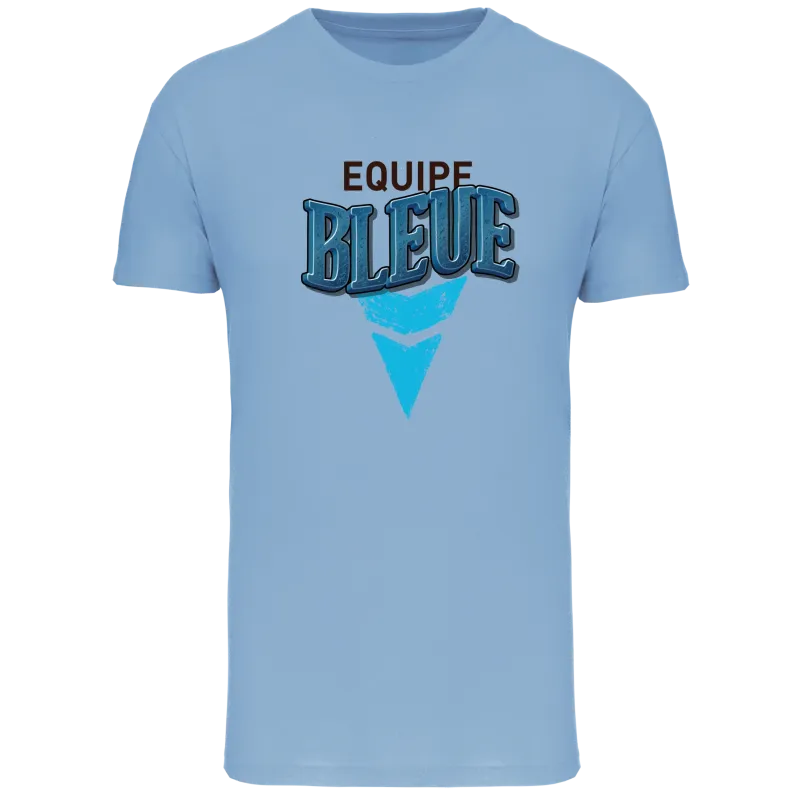Tee shirt Bio Homme Equipe Bleue La Carte aux Trésors