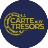 Lot de 6 Sous-verres souple et non absorbant La Carte aux Trésors