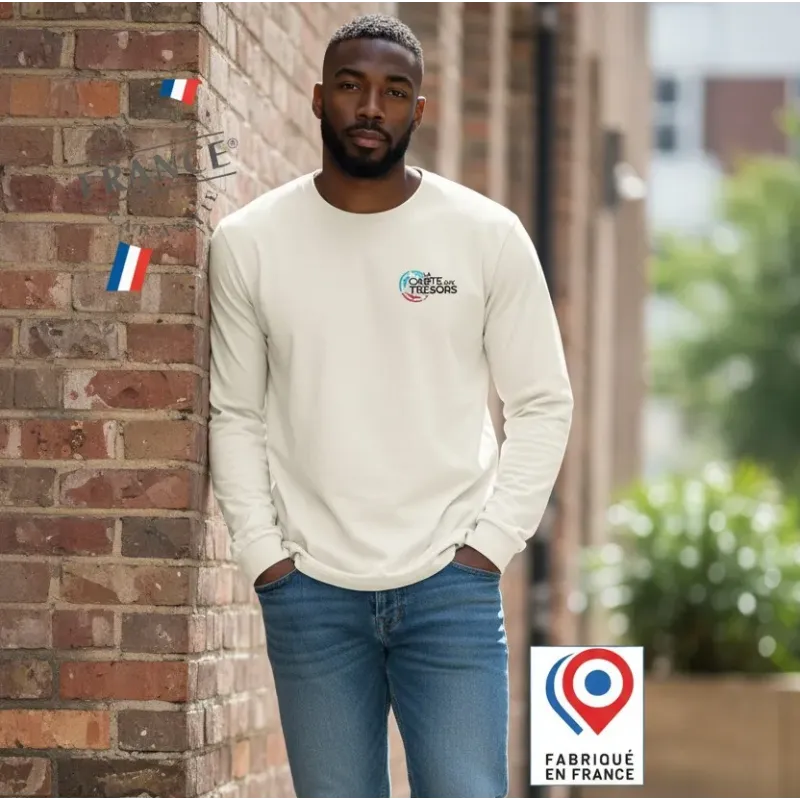 Sweat Unisexe Frabrication Française La Carte aux Trésors